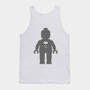 Minifig with Skull Design Tank Top